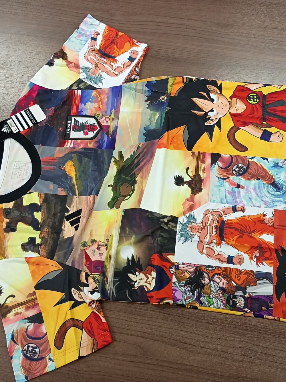 Dragon Ball Z All-Over Print Graphic Tee - Multicolor